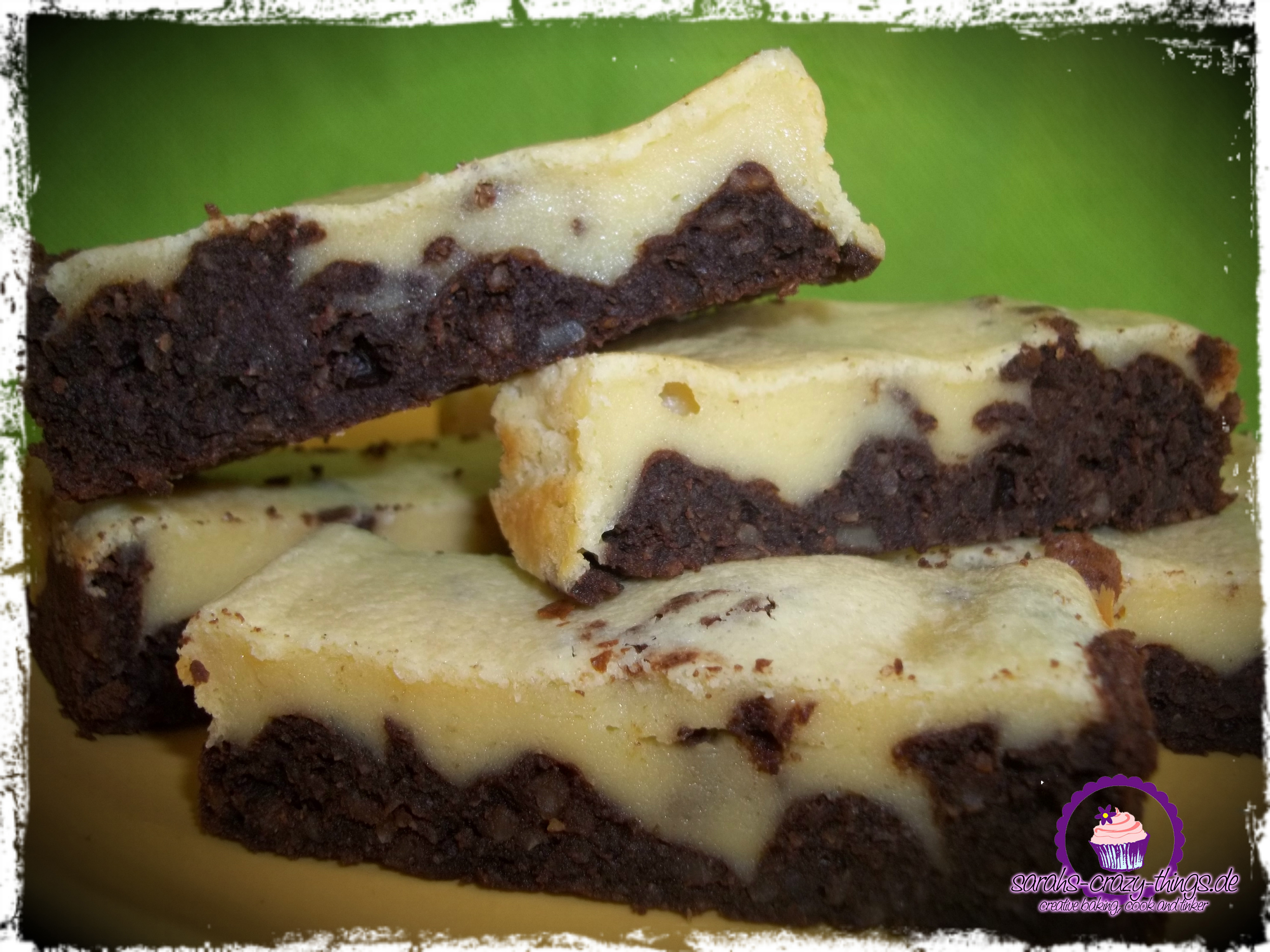 schokoladige Cheesecake-Brownies