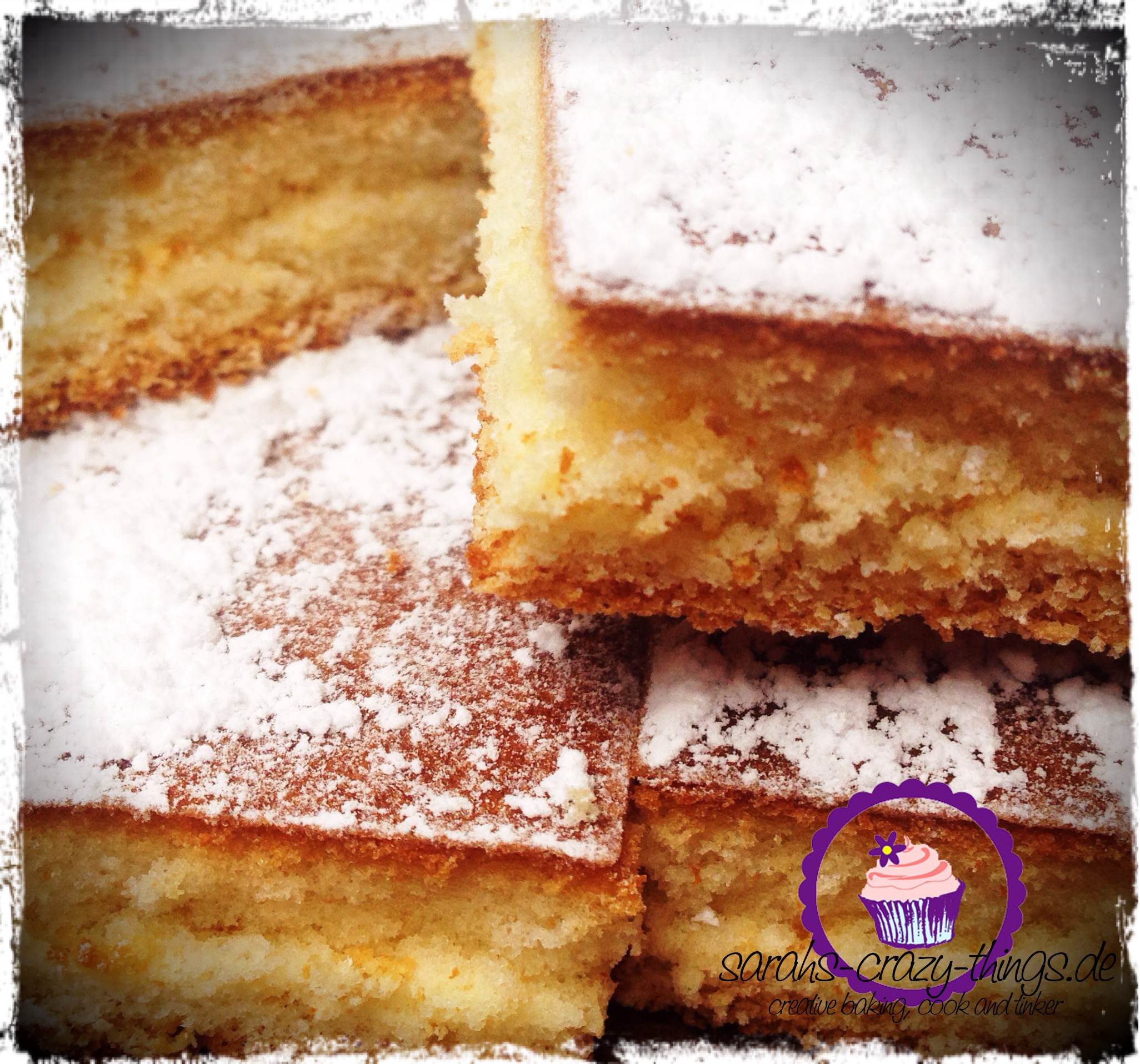 Zitronen Blechkuchen